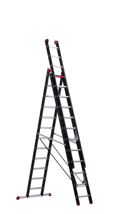 Aluminium ladder (gecoat) - 3-delig reform